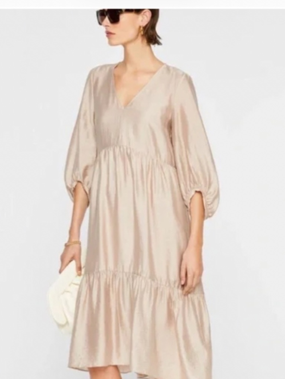 Club Monaco Easy Tiered Midi Dress, NEW WITH TAGS, 2